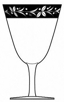 BOC12 Platinum Water Goblet
