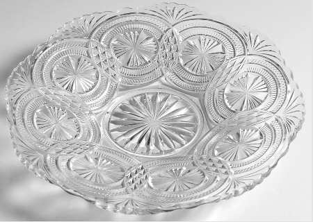 Medallion Sunburst 10" Sandwich Plate