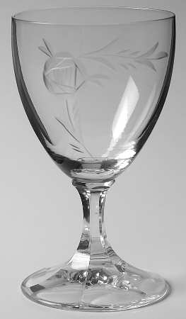 Blush Rose Wine Glass by Bavarian Crystal