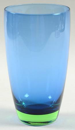 Festival Blue Green Highball Glass