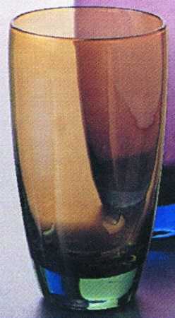 Festival Amber Green Highball Glass