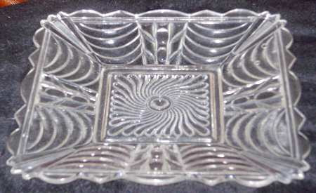 Curtain Square Luncheon Plate