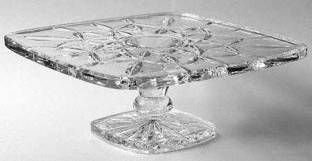 Olympic (Round Bowl) 12" Diameter Pedestal Cake Stand No Dome
