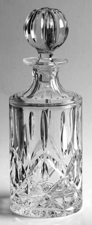 Olympic (Round Bowl) Cordial Decanter & Stopper