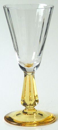 Holiday Yellow (Stem H2) Sherry Glass