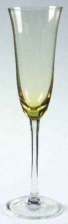 Kaleidoscope Amber Fluted Champagne