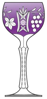 BEZ1 Various Colors Amethyst Hock Wine