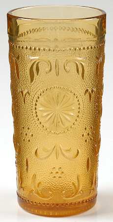 American Concord Amber 8 Oz Flat Tumbler