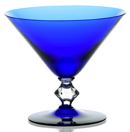 664 Cobalt Blue Champagne/Tall Sherbet
