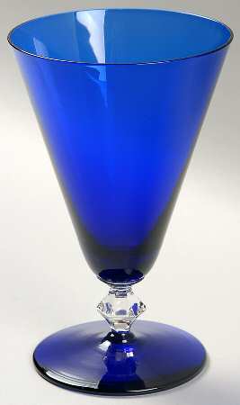 664 Cobalt Blue 10 Oz Footed Tumbler