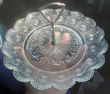 American Concord Clear Center Handle Tray