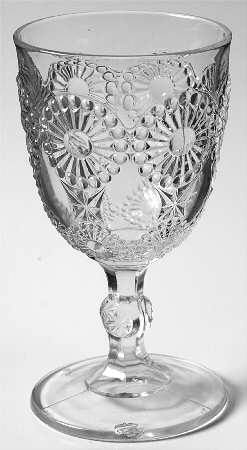 Beaded Rosette by Bellaire Goblet 