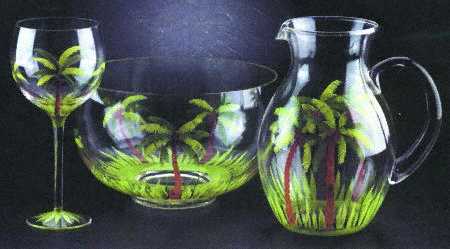 Palm Breeze 10" Round Bowl