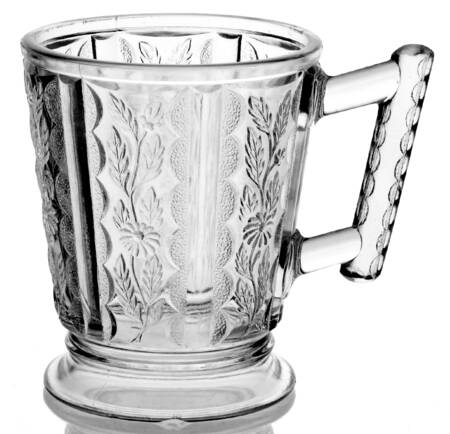 Paneled Daisy Clear Mug