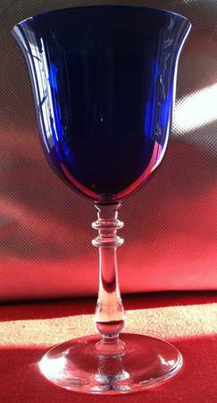 784 Cobalt Blue Water Goblet