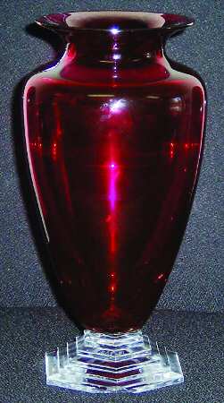 Orsay Ruby 8" Flower Vase