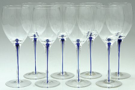 Artesia Blue Water Goblet - Set of 8