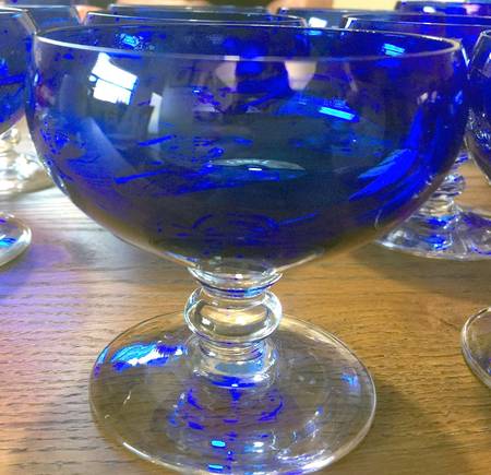 660 Cobalt Blue Low Sherbet