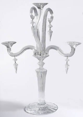 Mille Nuits 3 Light Candelabra by Baccarat