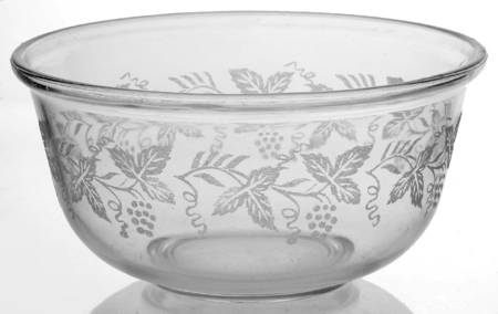Decoration 806 Clear (Gold Trim) 6" Mixing Bowl