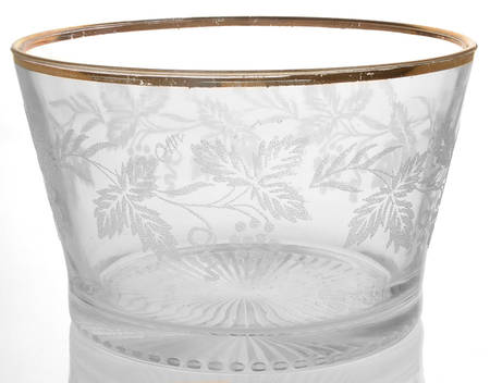 Decoration 806 Clear (Gold Trim) Ice Bucket