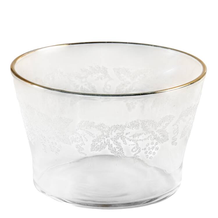 Decoration 806 Clear (Gold Trim) Nappy