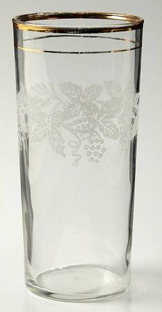 Decoration 806 Clear (Gold Trim) Highball Glass