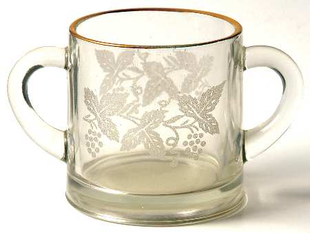 Decoration 806 Clear (Gold Trim) Open Sugar