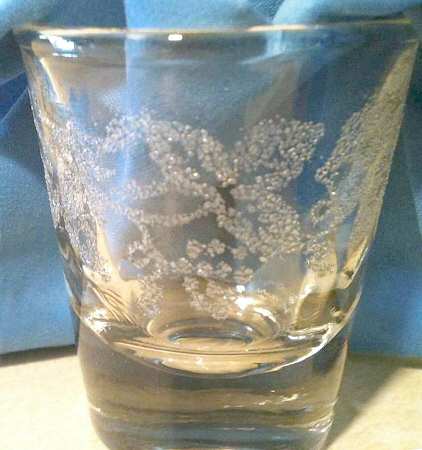 Decoration 806 Clear (Gold Trim) Whiskey Glass