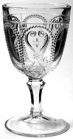 Beaded Oval and Scroll Clear by Bryce