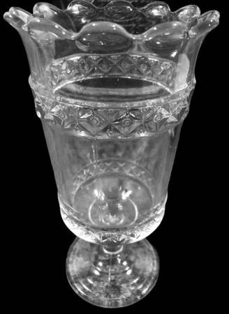 Spirea Band Clear Celery Vase