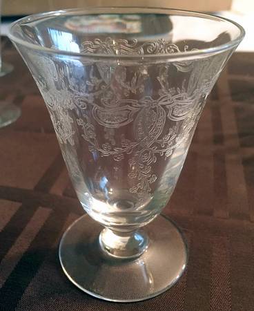 Etch 535-3 (Stem #355) Oyster or Fruit Cocktail