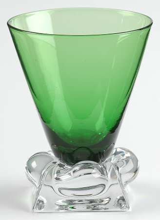 Tempo Green 3 Oz Footed Tumbler