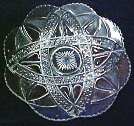 Twin Teardrops Clear 11" Sandwich Plate