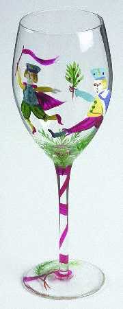 Twelve Days of Christmas Water Goblet