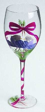 Twelve Days of Christmas Water Goblet