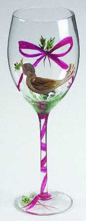 Twelve Days of Christmas Water Goblet