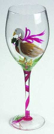 Twelve Days of Christmas Water Goblet