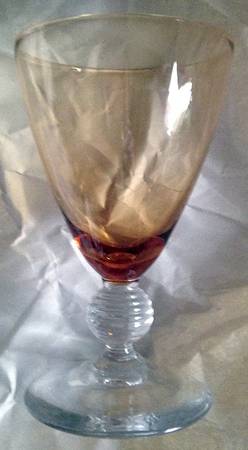 935 Amber Juice Glass