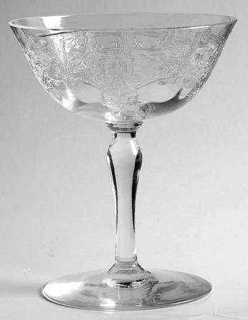 Etch 535-2 (Stem # Bry #15) Champagne/Tall Sherbet