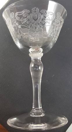Etch 535-2 (Stem # Bry #15) Liquor Cocktail