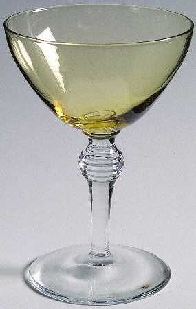 935 Yellow Champagne/Tall Sherbet