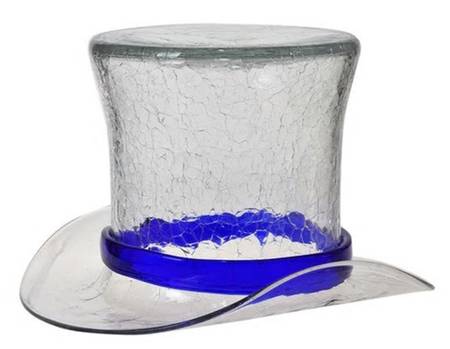 Tableware #8432M Crackle Top Hat Ice Bucket