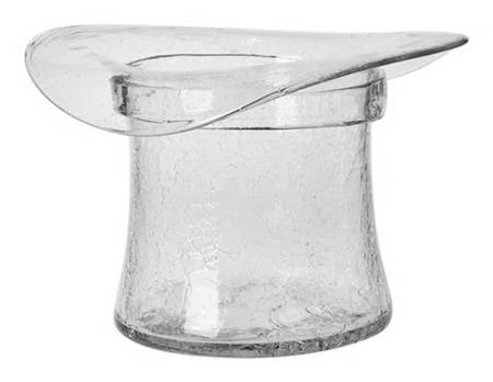 Tableware #8432M Crackle Top Hat Ice Bucket