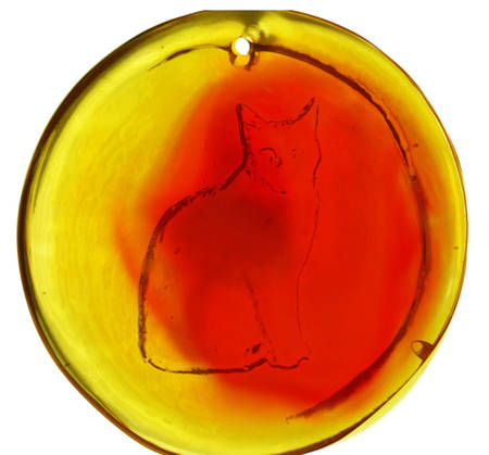 Animals & Figurines 3" Cat Suncatcher/Ornament