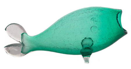 Animals & Figurines #971L Fish with Crackled Finish