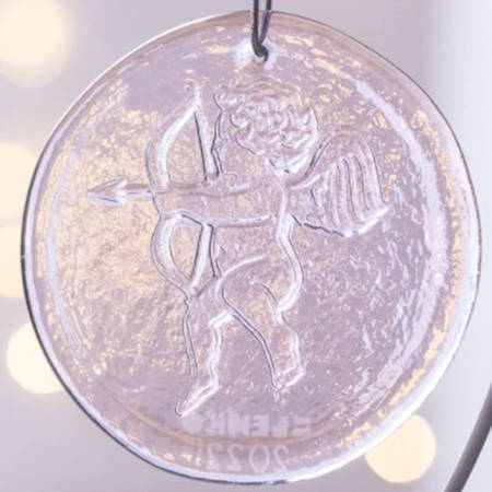 Animals & Figurines 4" Cupid Suncatcher/Ornament