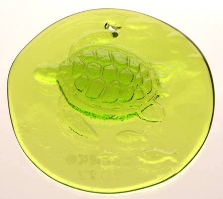 Animals & Figurines 4" Sea Turtle Suncatcher/Ornament