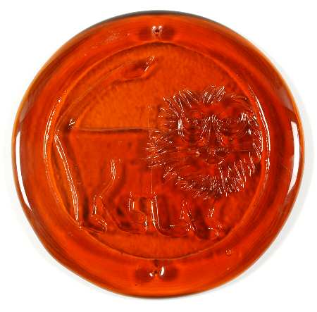 Animals & Figurines #65F 8" Lion Suncatcher Disc