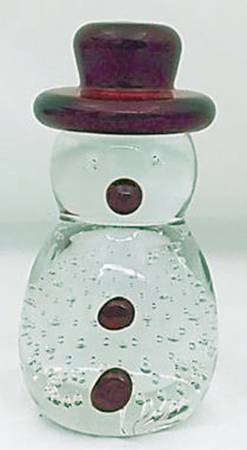 Animals & Figurines #2040 5" Bubble Snowman
